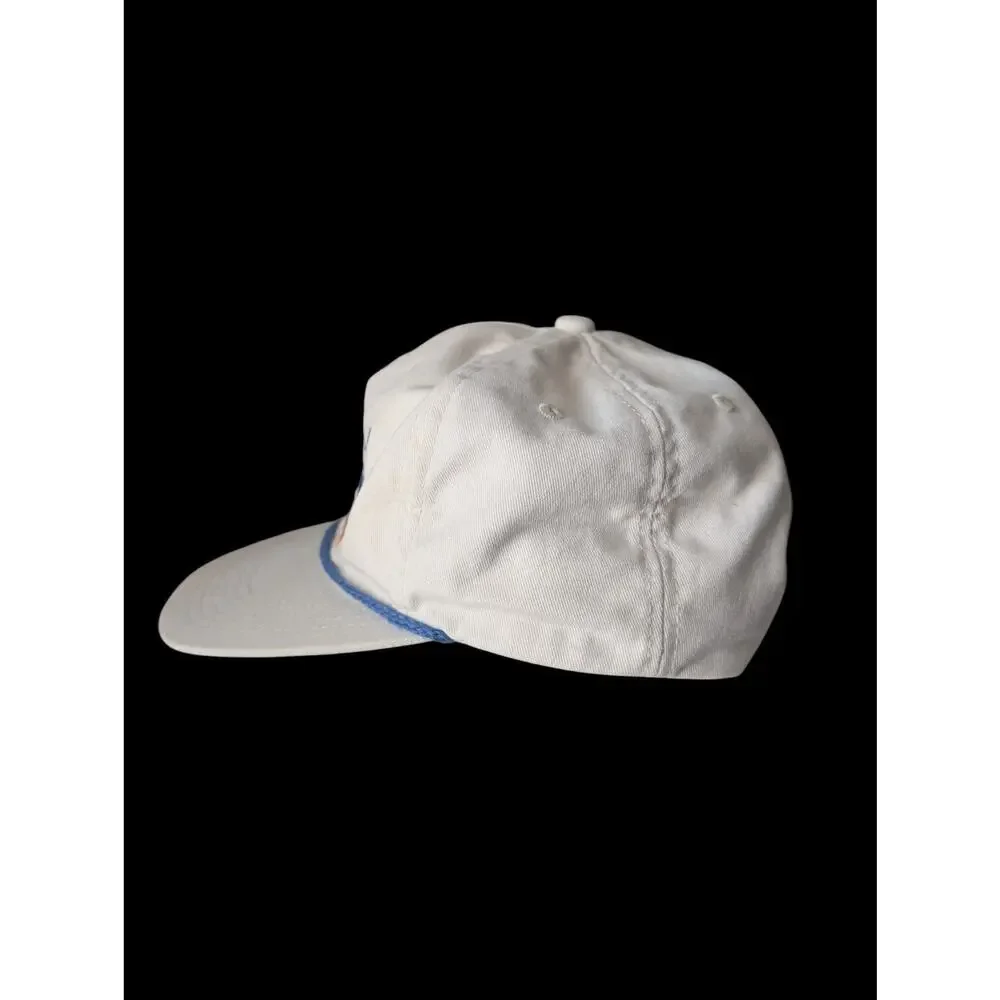 Howler Bros White Skrimp Snapback Hat Cap One Size Twill Shrimp Logo Fishing